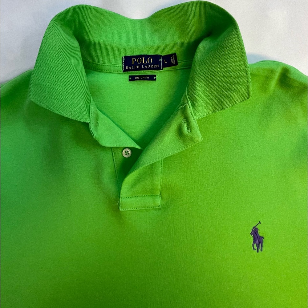 Mens Green Polo Shirt
